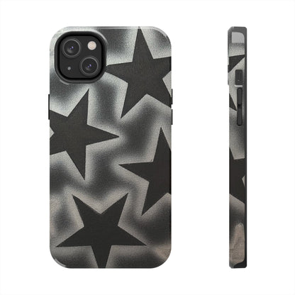 "chrome stars" airbrush iPhone case