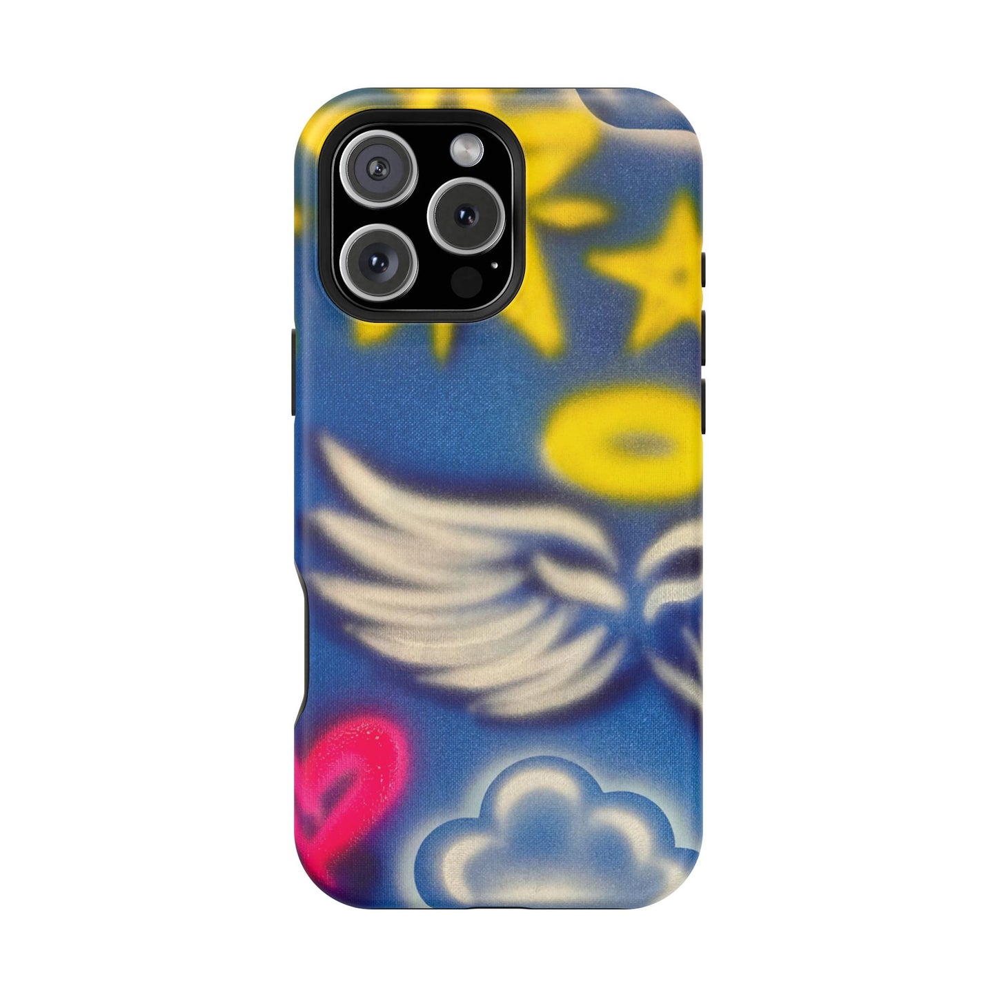 MagSafe "celestial halo" airbrush iPhone case
