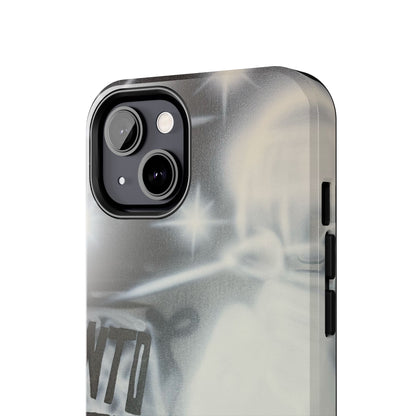 "into the night" airbrush iPhone case