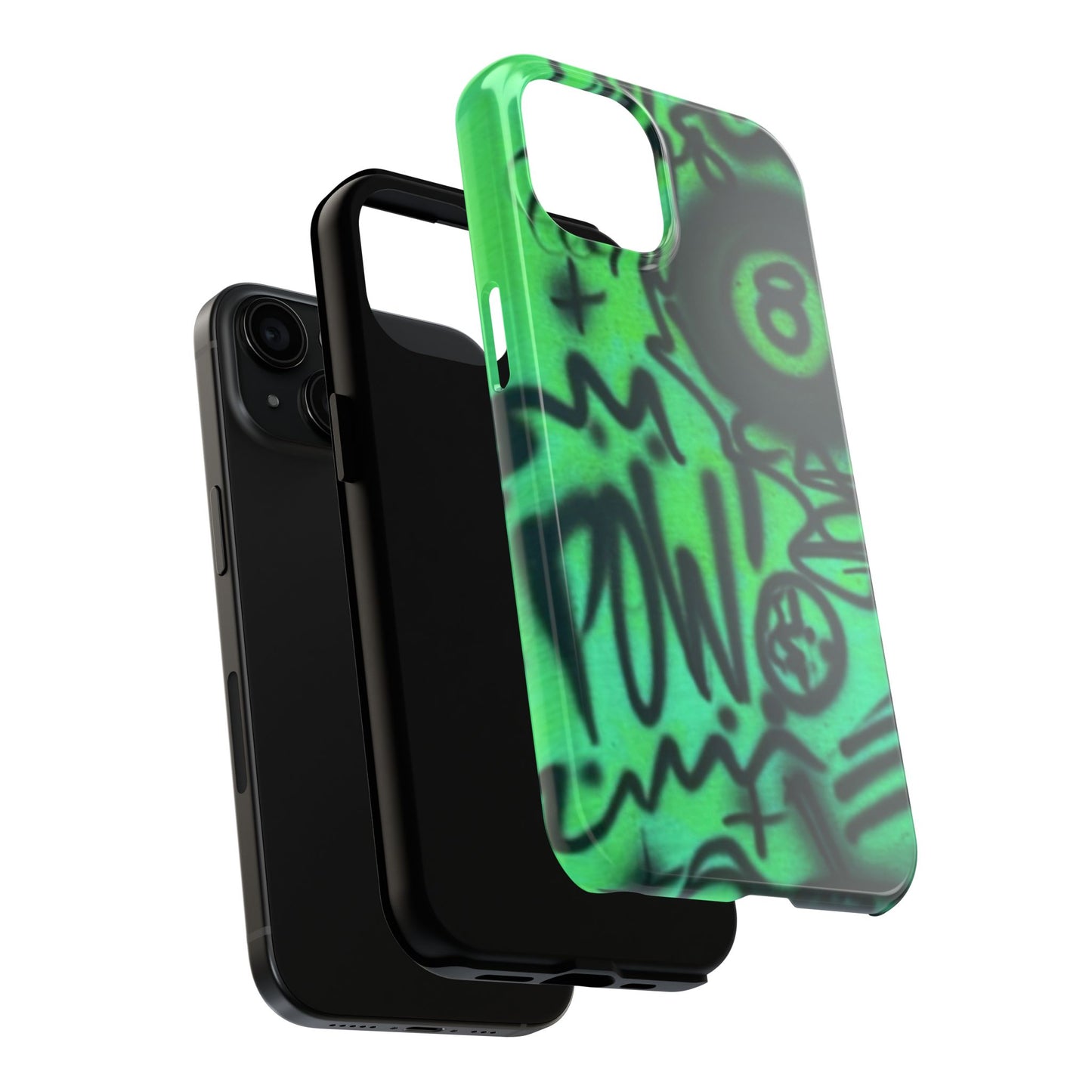 "POW! "airbrush iPhone case