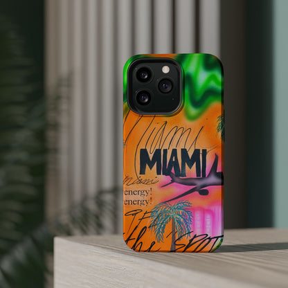 MagSafe "miami, fl" Airbrush iPhone Hülle