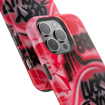 MagSafe „lucky you! pt. 2“ Airbrush iPhone Hülle