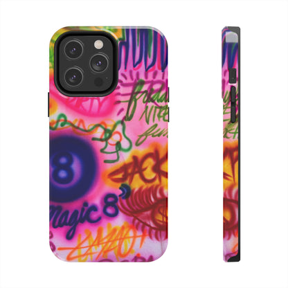 "colorful chaos" airbrush iPhone case