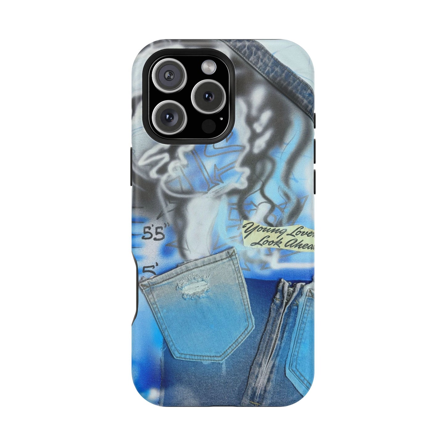 MagSafe "young lovers" airbrush iPhone case