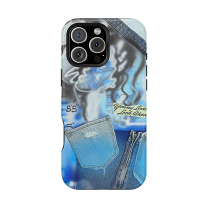 MagSafe "young lovers" airbrush iPhone case
