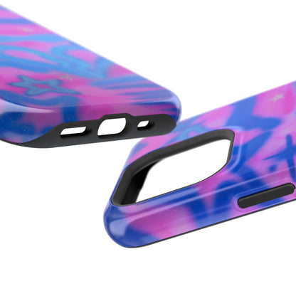 MagSafe "blue camo" airbrush iPhone case