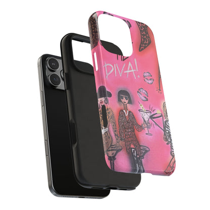"party diva" airbrush iPhone case