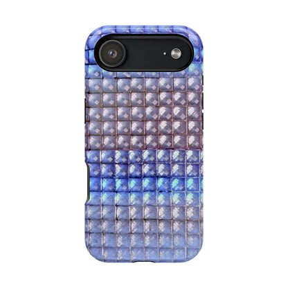MagSafe "blue studs" airbrush iPhone case