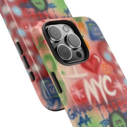 "i <3 NYC" airbrush iPhone case