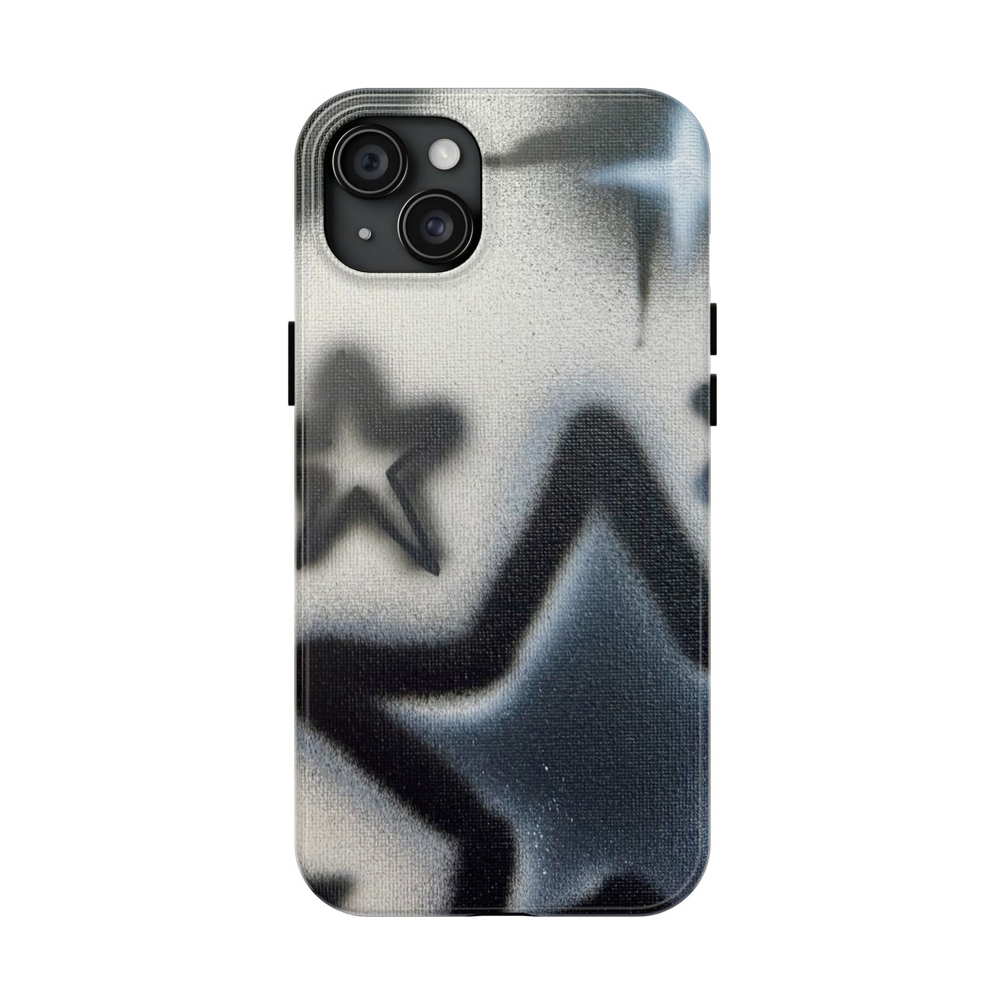 "black & white stars" airbrush iPhone case