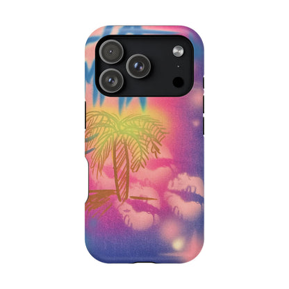 MagSafe "glowy night" airbrush iPhone case