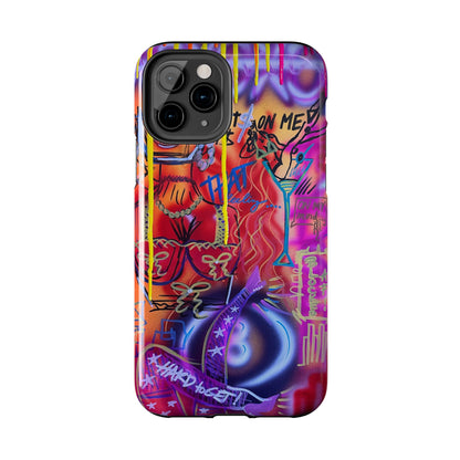 "shots on me" airbrush iPhone case