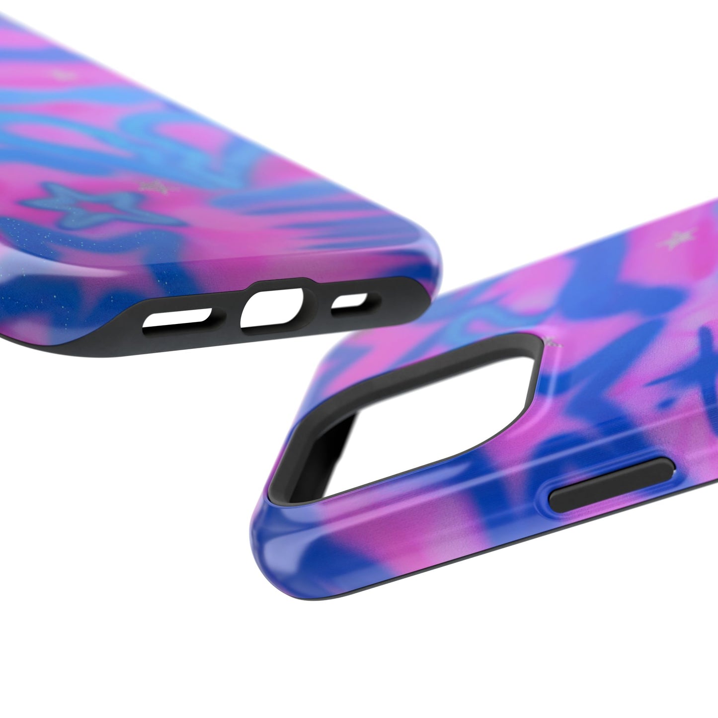 MagSafe "blue camo" airbrush iPhone case