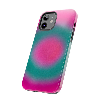 "watermelon swirl" aura airbrush iPhone case