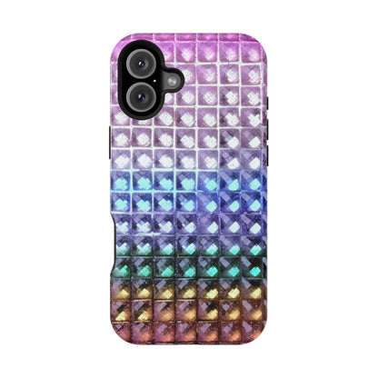 MagSafe "multicolor studs" airbrush iPhone case