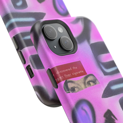 MagSafe "purple princess" airbrush iPhone case