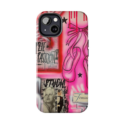 "plié passion” airbrush iPhone case