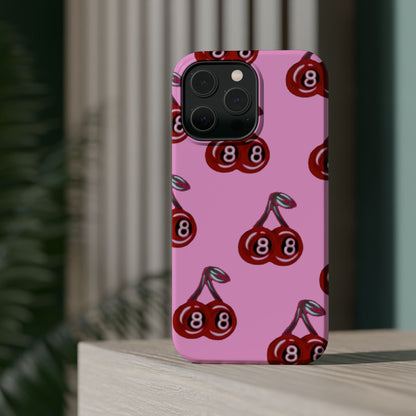 MagSafe "cami cherry pink" Airbrush iPhone Hülle