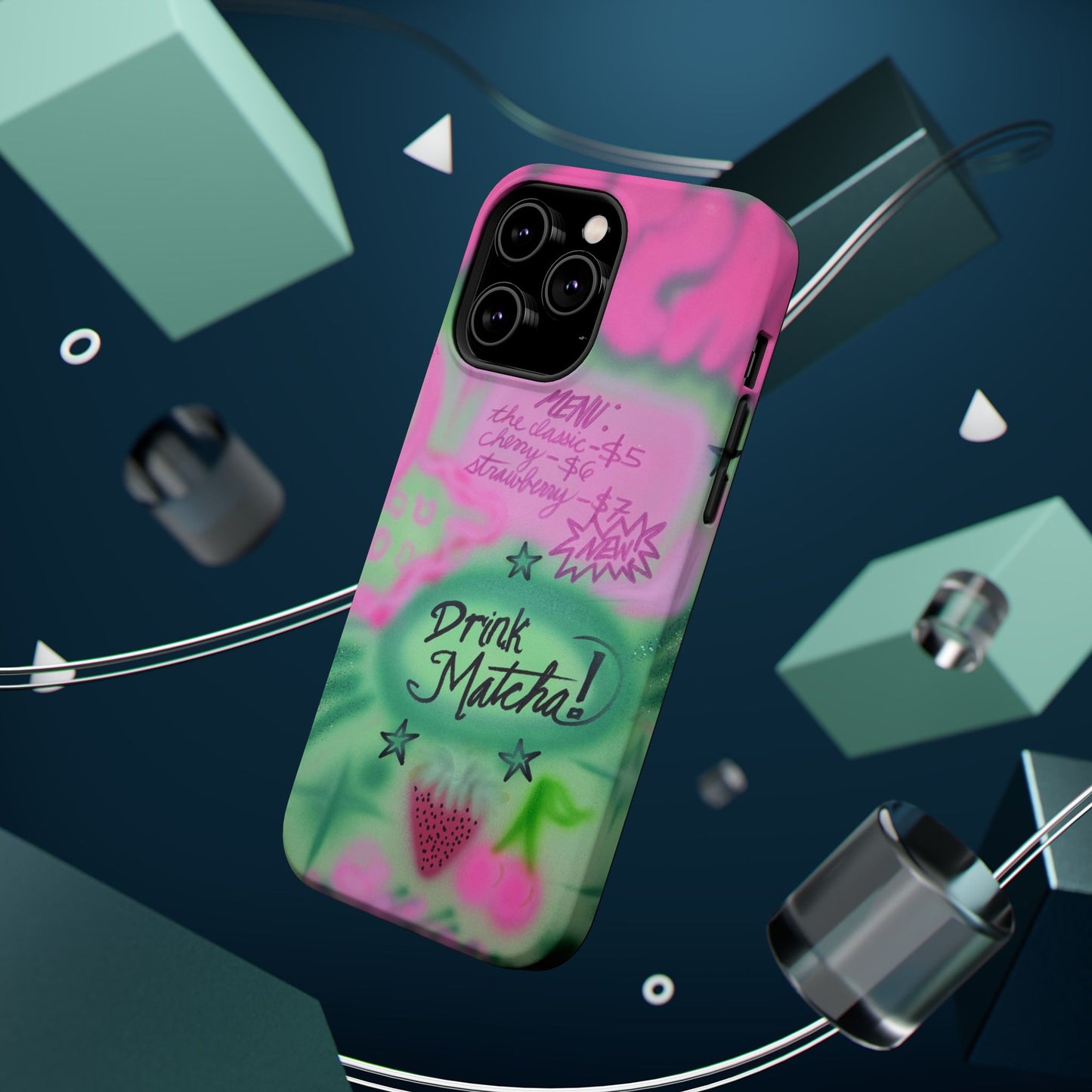 MagSafe "matcha!" airbrush iPhone case