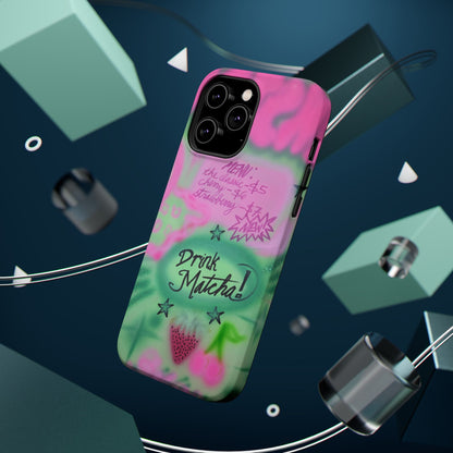 MagSafe "matcha!" airbrush iPhone case