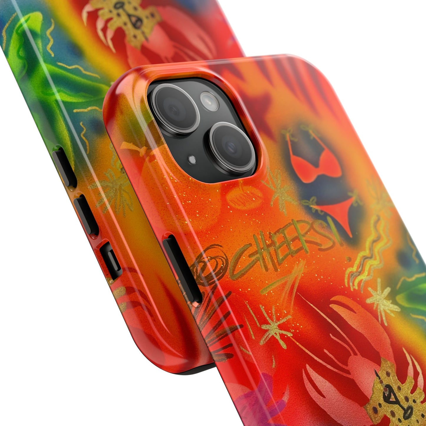 "tipsy lobster" airbrush iPhone case