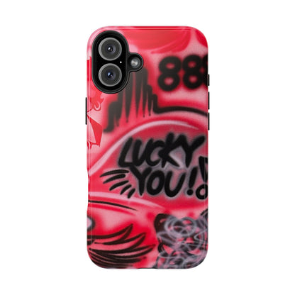 "LUCKY YOU! PT. 2" airbrush iPhone case