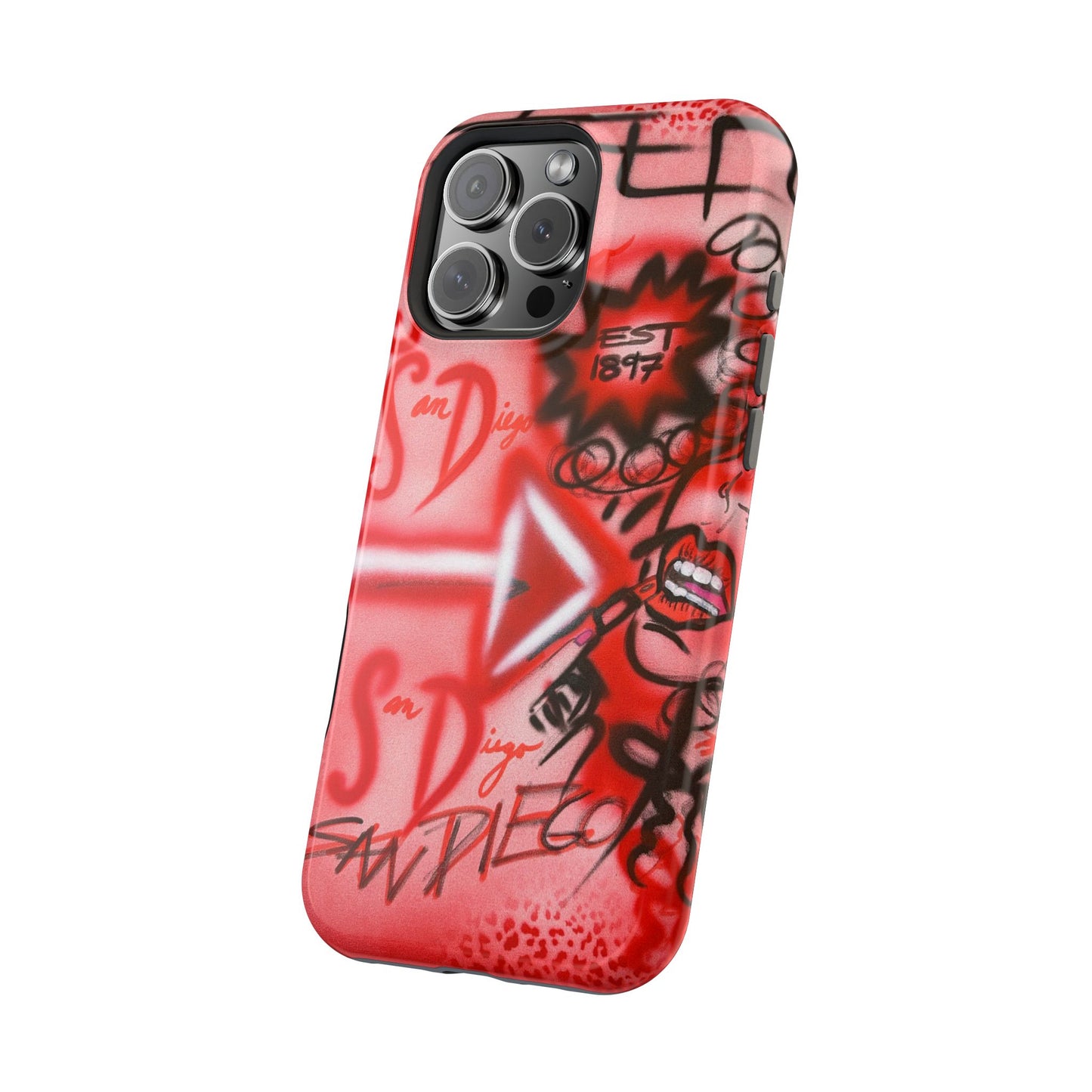MagSafe "San Diego" Airbrush iPhone-Hülle