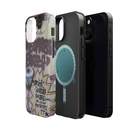 MagSafe "espresso martini" airbrush iPhone case