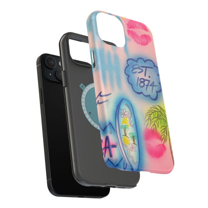 MagSafe "in the wave" airbrush iPhone case