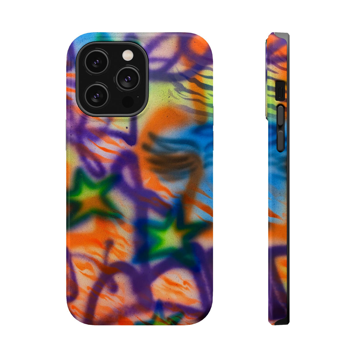 MagSafe "streetwear angel" airbrush iPhone case