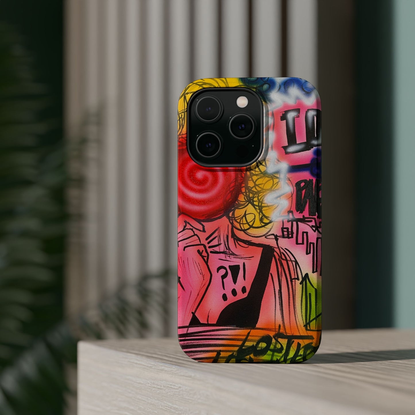 MagSafe „Lost in Paradise“ Airbrush-iPhone-Hülle