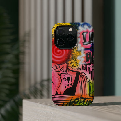 MagSafe „Lost in Paradise“ Airbrush-iPhone-Hülle
