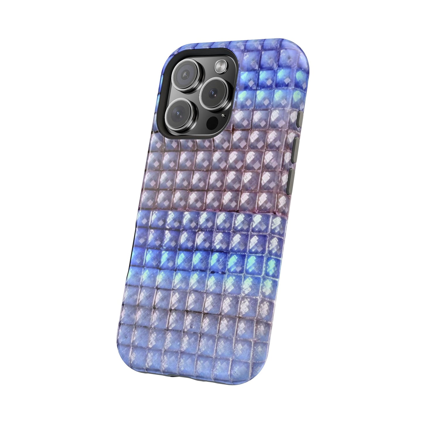 MagSafe "blue studs" airbrush iPhone case