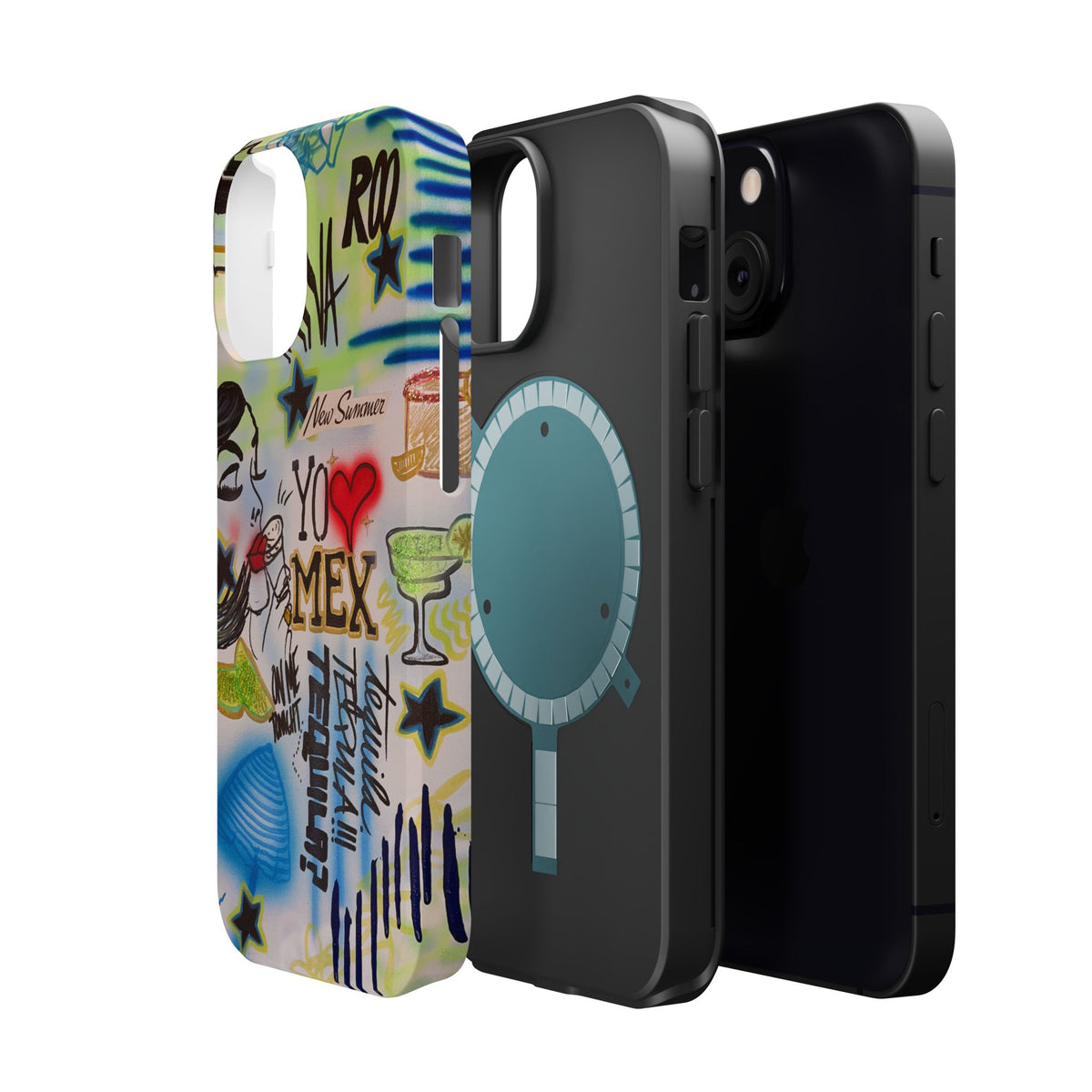 MagSafe "salted lime" airbrush iPhone case