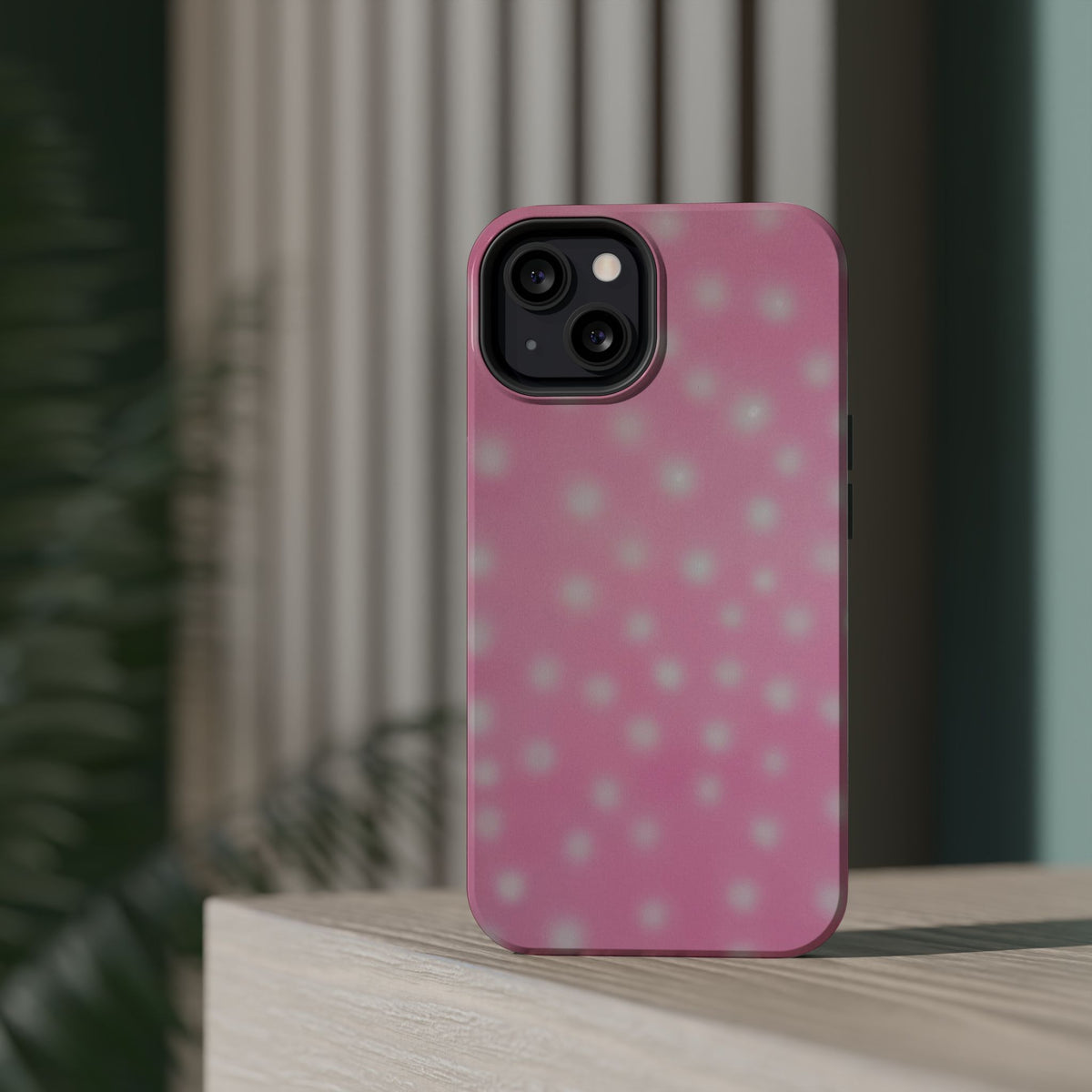 MagSafe "Erdbeerstrudel-Polkadots" Airbrush iPhone Hülle