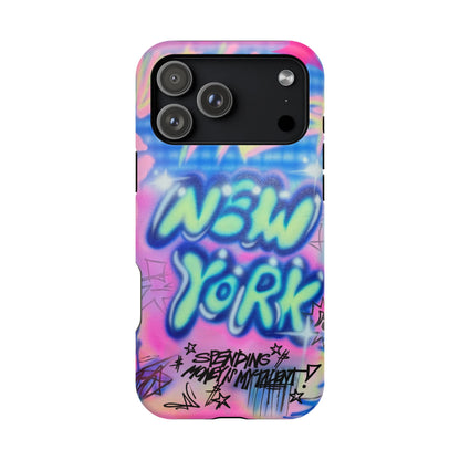 magsafe "spending $$ is my talent" airbrush iPhone case