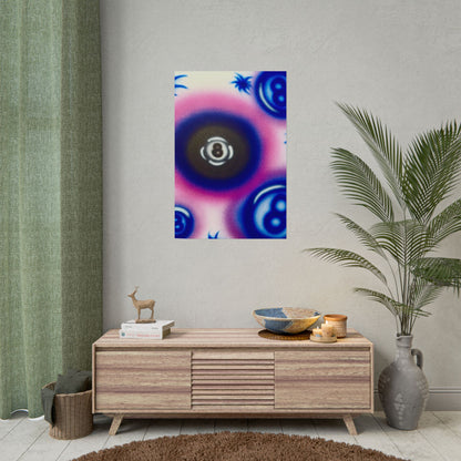"magic 8" airbrush rolled print