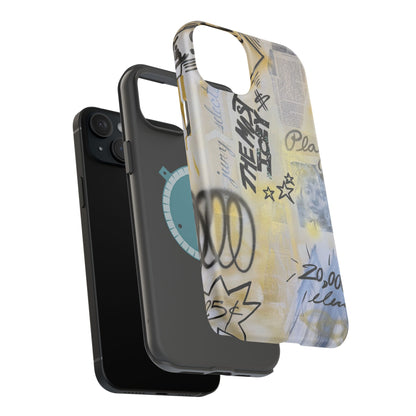 MagSafe "golden glacier" airbrush iPhone case