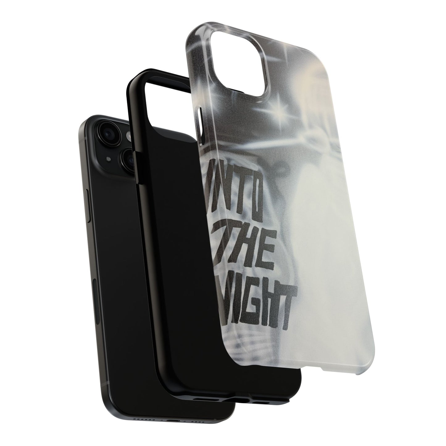 "into the night" airbrush iPhone case