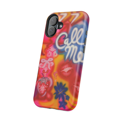 MagSafe "CALL ME!" airbrush iPhone case