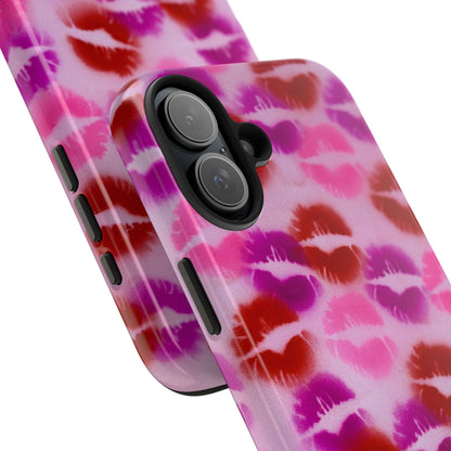 "mwah" airbrush iPhone case