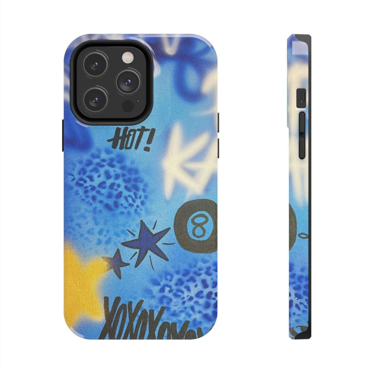 "brilliant blues" airbrush iPhone case