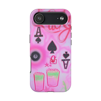 "lucky ace" airbrush iPhone case