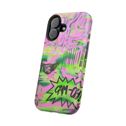 MagSafe "green camo" airbrush iPhone case