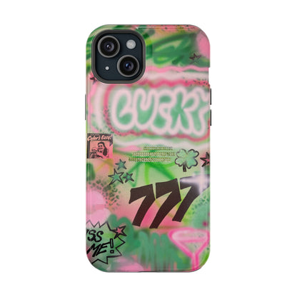 MagSafe "so lucky" airbrush iPhone case