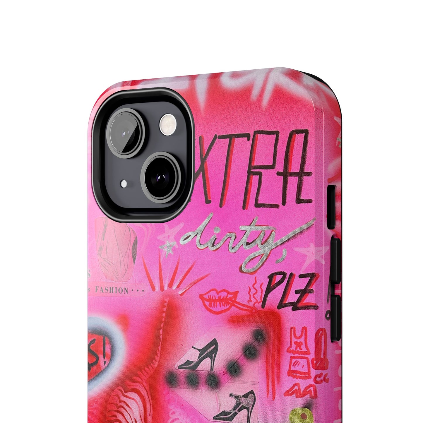 "extra dirty, plz!" airbrush iPhone case