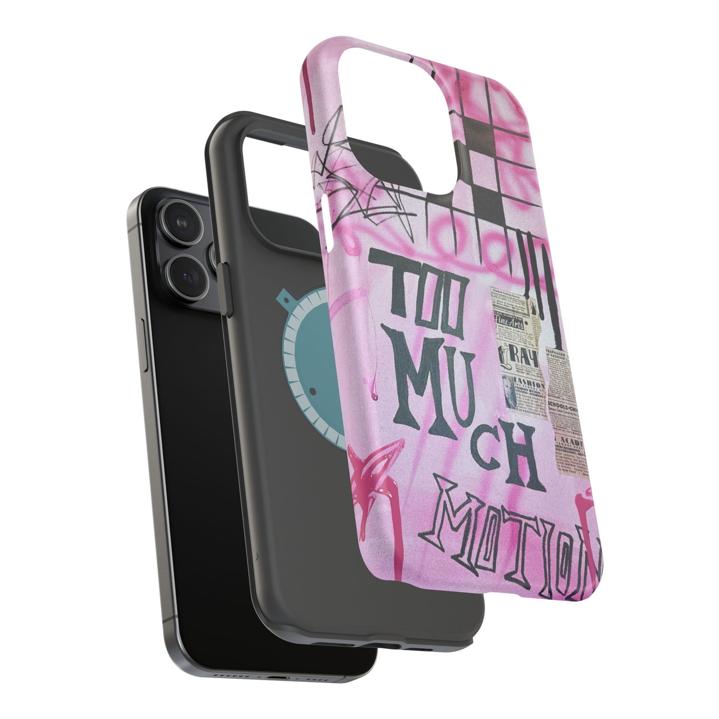 MagSafe "too much motion" airbrush iPhone case
