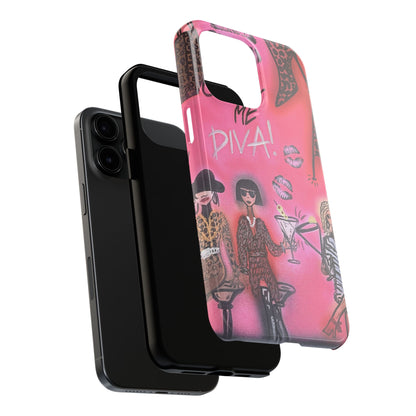 "party diva" airbrush iPhone case