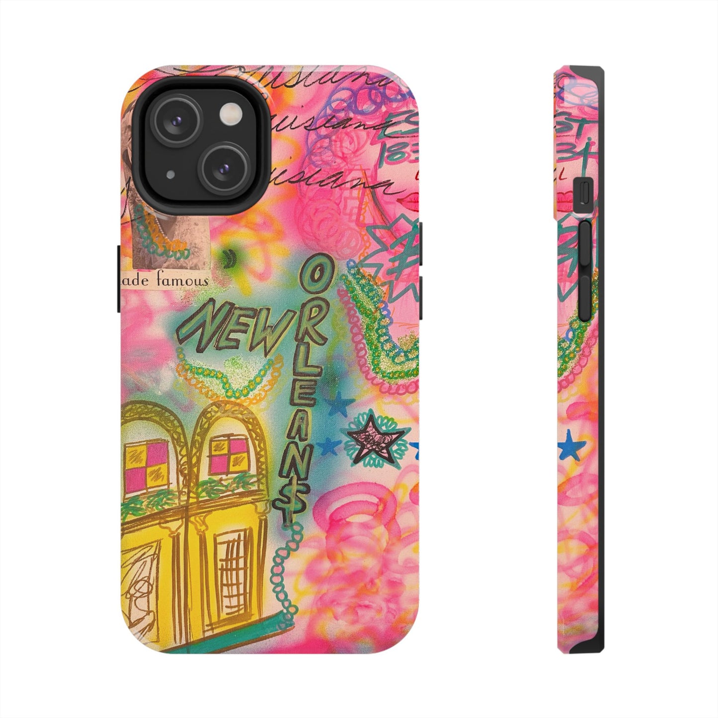 "new orleans, la" airbrush iPhone case