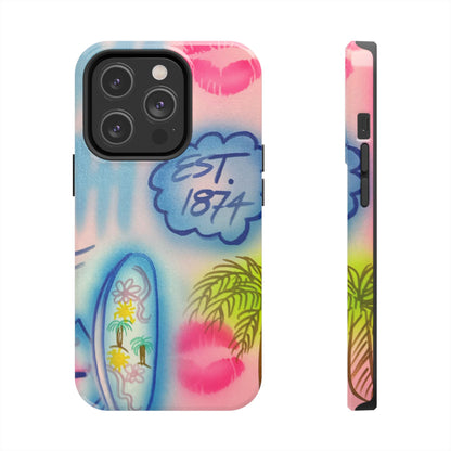 "in the wave" airbrush iPhone case